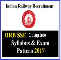 RRB SSE RECRUITMENT 2017 Details Our Education