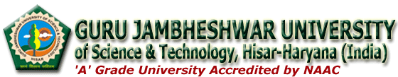 Guru Jambheshwar University Of Science And Technology 